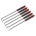 Sealey Extra-Long Pick & Hook Set 6pc