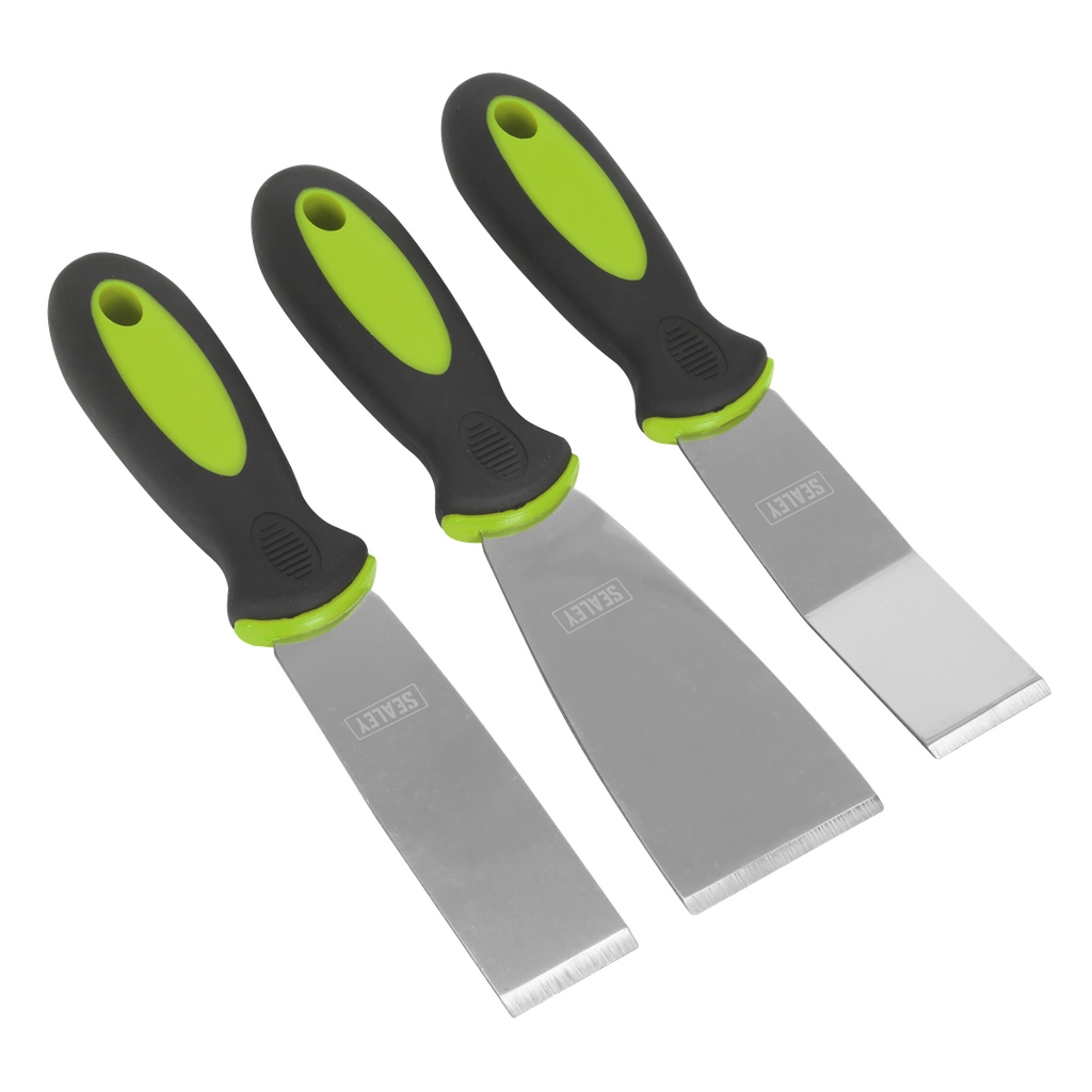 Sealey Rigid Blade Scraper Set 3pc
