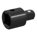 Sealey Premier Impact Adaptor 1/2"Sq Drive Female - 3/8"Sq Drive