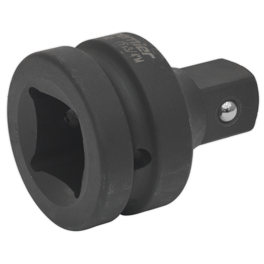 Sealey Premier Impact Adaptor 1"Sq Drive Female - 3/4"Sq Drive M