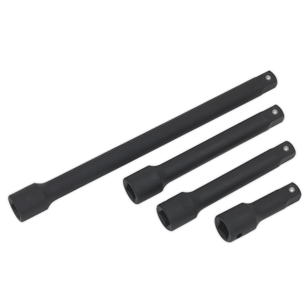 Sealey Premier Impact Extension Bar Set 1/2"Sq Drive 4pc