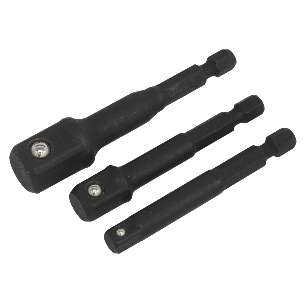 Sealey Premier Impact Socket Adaptor Set 3pc