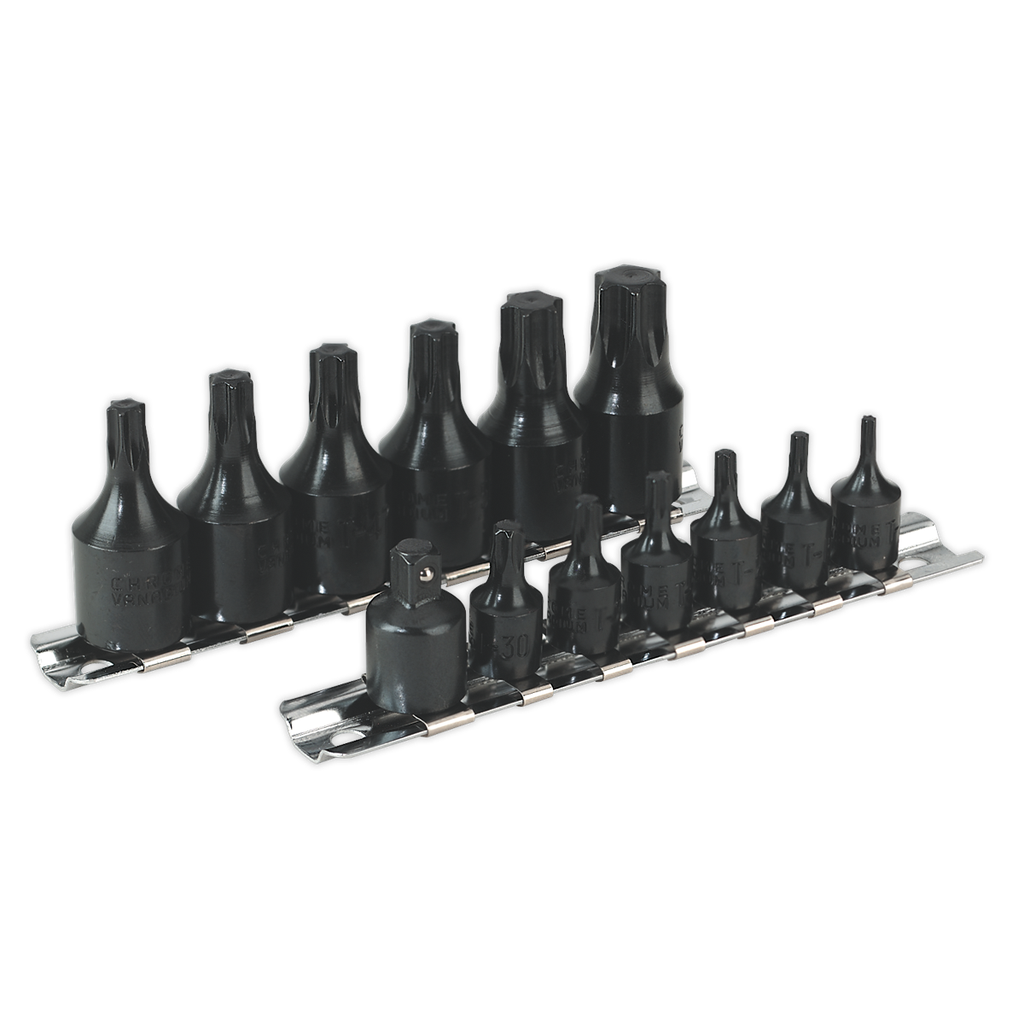 Premier TRX-Star* Socket Bit Set 1/4" & 3/8"Sq Drive 13pc