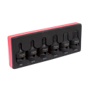 Premier Spline Impact Socket Bit Set 1/2"Sq Drive 6pc