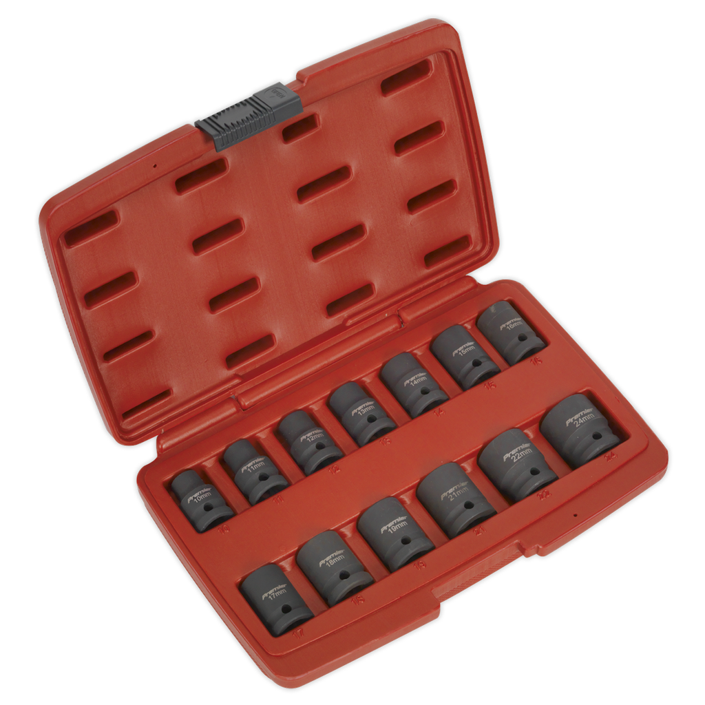 Premier Total Drive® Impact Socket Set 1/2"Sq Drive 13pc