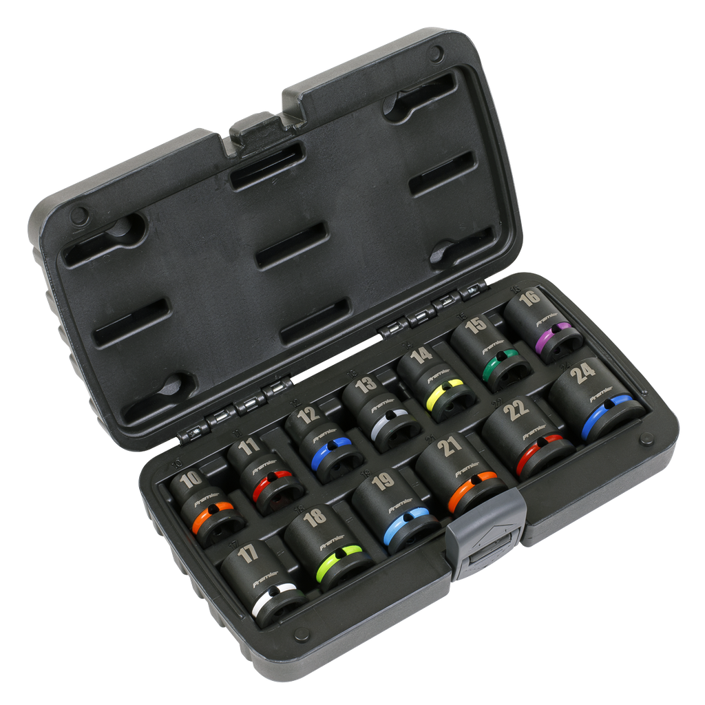 Premier Impact Socket Set 1/2"Sq Drive 13pc
