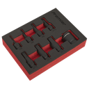 Premier Hex Impact Socket Bit Set 3/8"Sq Drive 8pc