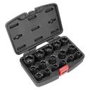 Sealey Premier Impact Socket Set 1/2"Sq Drive 16pc