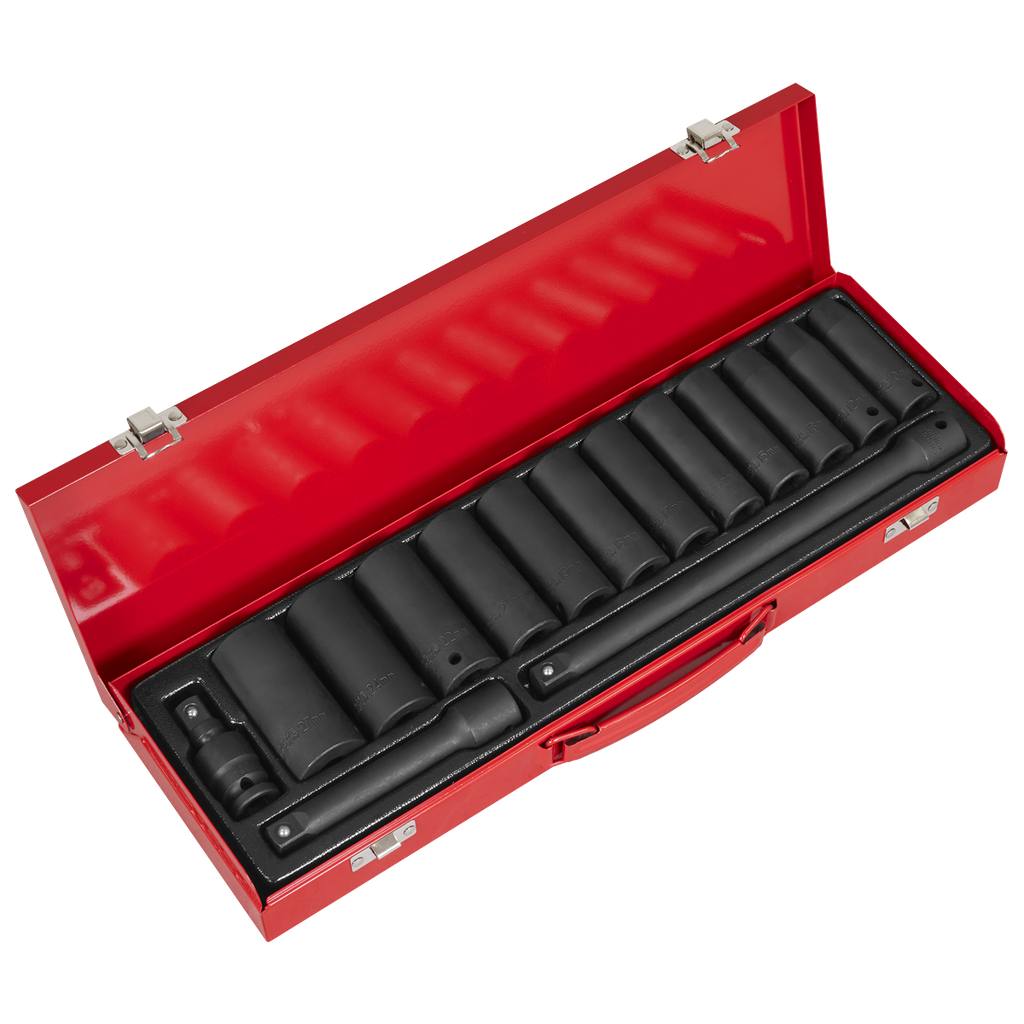 Premier Deep Impact Socket Set 1/2"Sq Drive 15pc