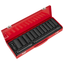 Sealey Premier Deep Impact Socket Set 1/2"Sq Drive 15pc