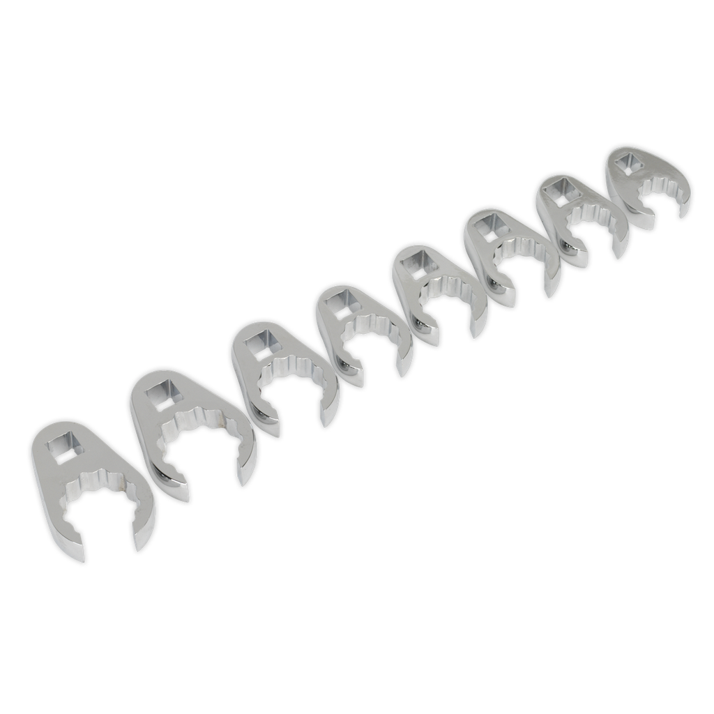 Sealey Premier Crow's Foot Spanner Set 1/2"Sq Drive 8pc