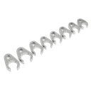 Crow's Foot Spanner Set 1/2"Sq Drive 8pc