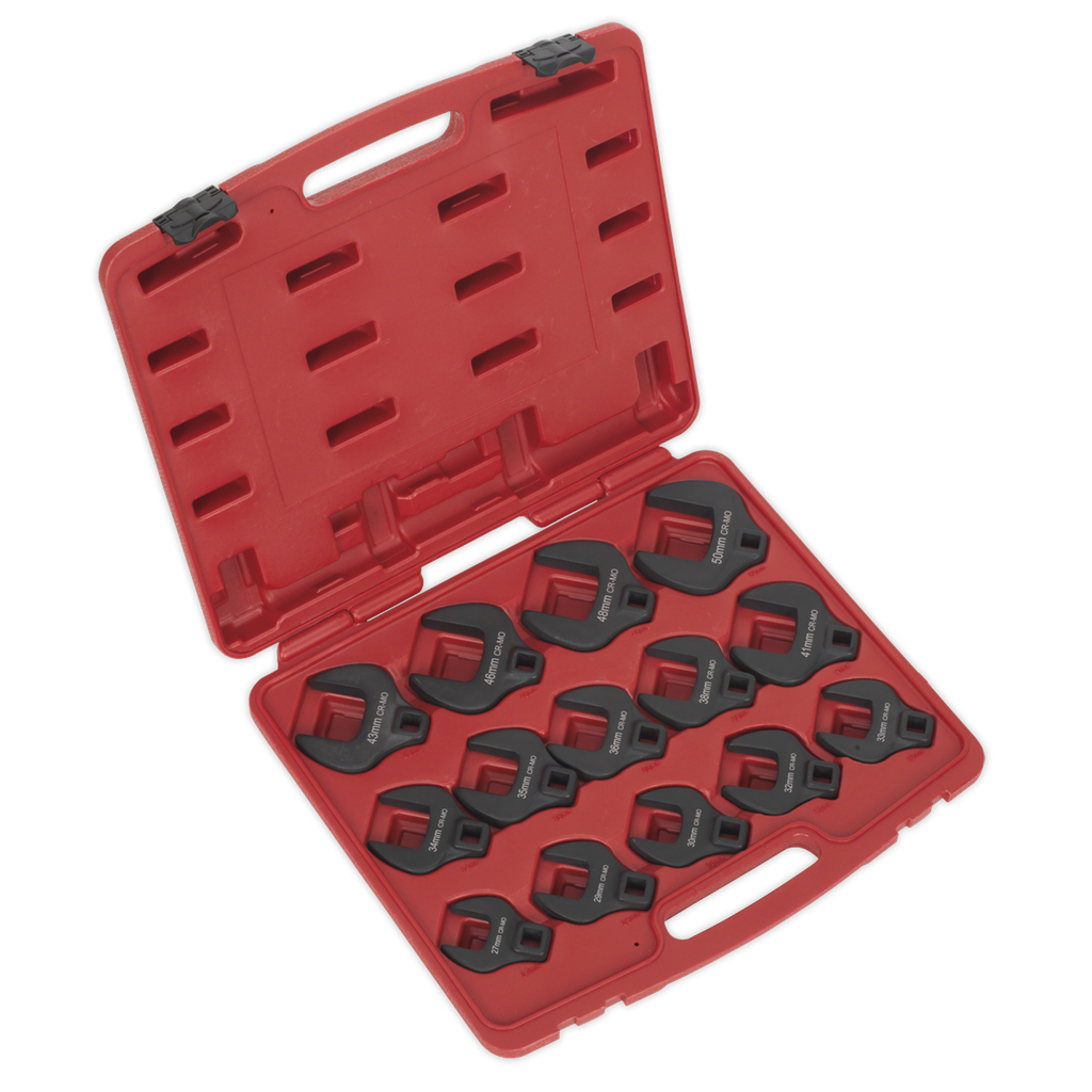 Premier Crow's Foot Spanner Set 1/2"Sq Drive 14pc