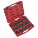 Premier Crow's Foot Spanner Set 1/2"Sq Drive 14pc