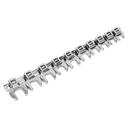 Sealey Premier Crow's Foot Open-End Spanner Set 3/8"Sq Drive 10pc