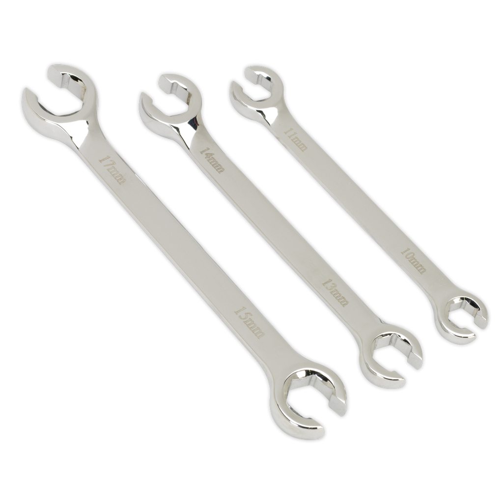 Sealey Premier Flare Nut Spanner Set 3pc