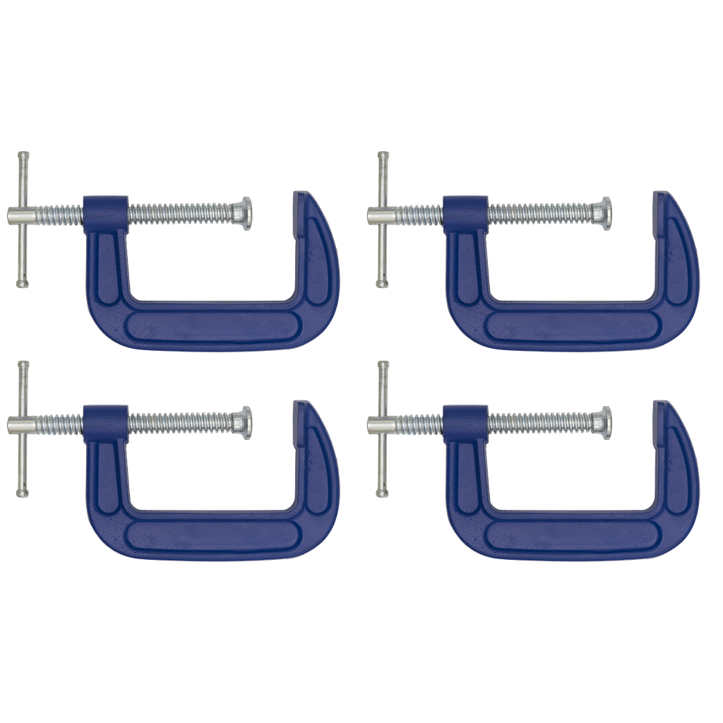 G-Clamp Set 75mm 4pc