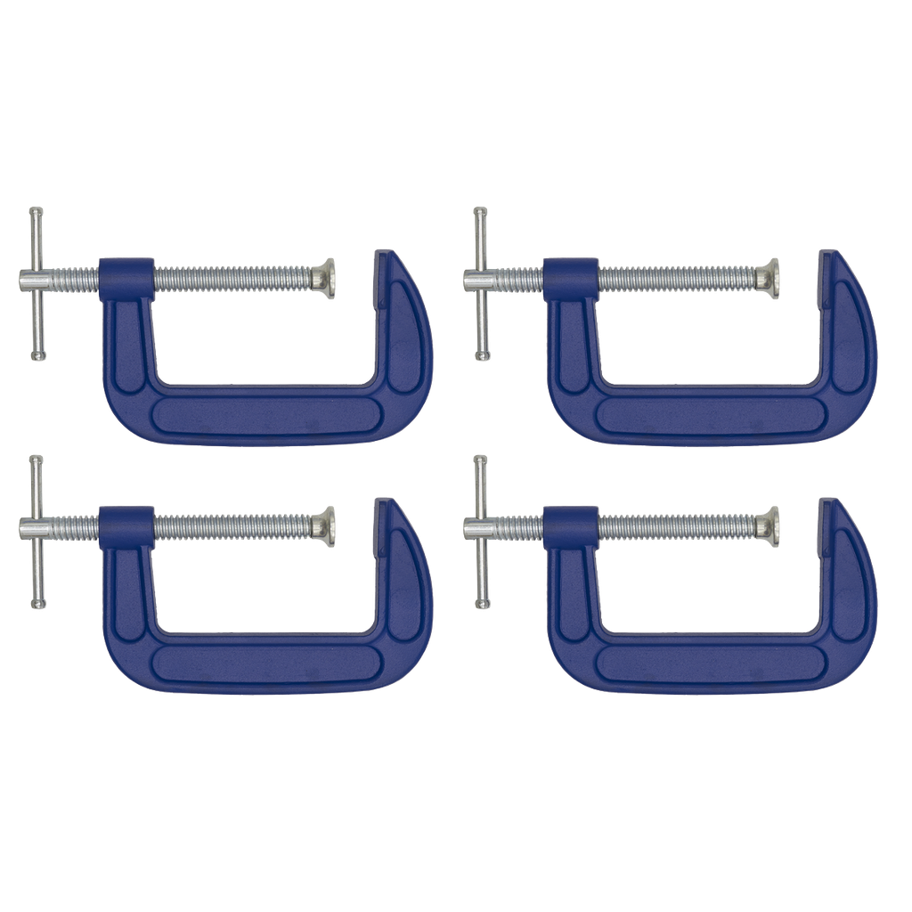 G-Clamp Set 100mm 4pc