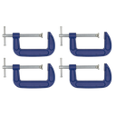 G-Clamp Set 100mm 4pc
