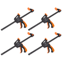 Ratchet Bar Clamp Set 300mm 4pc