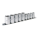 Sealey Premier TRX-Star* Socket Set 3/8" & 1/2"Sq Drive E10-E14 