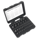 Premier TRX-Star* Master Socket Set 52pc 1/4", 3/8" & 1/2"Sq Drive 52pc