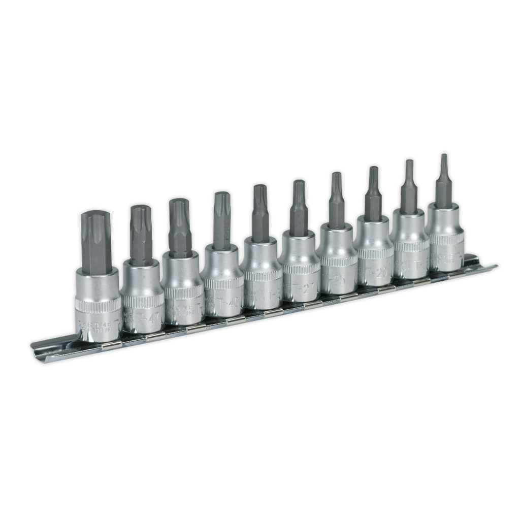 Sealey Premier TRX-Star* Socket Bit Set 3/8"Sq Drive 10pc