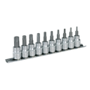 Premier TRX-Star* Socket Bit Set 3/8"Sq Drive 10pc