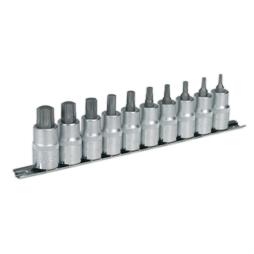 Premier TRX-Star* Socket Bit Set 1/2"Sq Drive 10pc