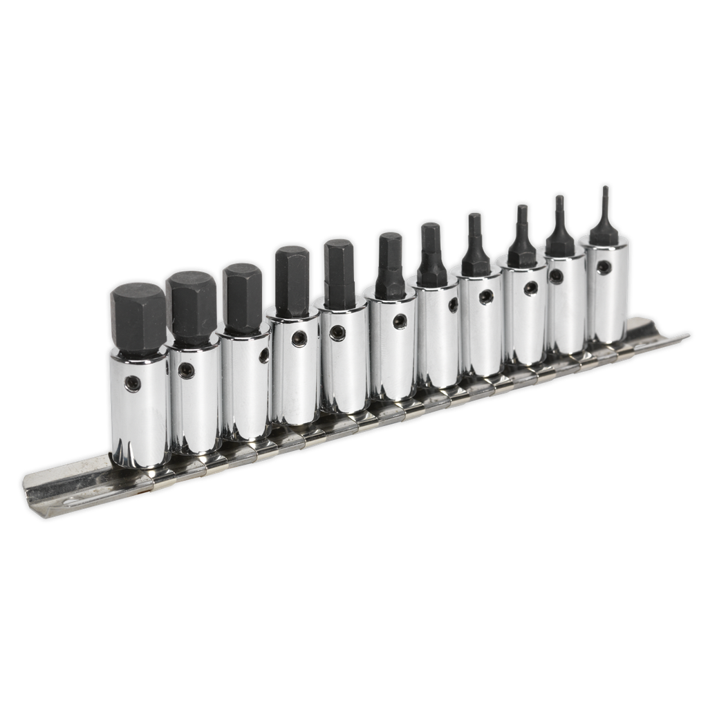 Premier Hex Socket Bit Set 1/4"Sq Drive11pc