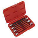 Premier Ball-End Hex Socket Bit Set 3/8"Sq Drive 7pc