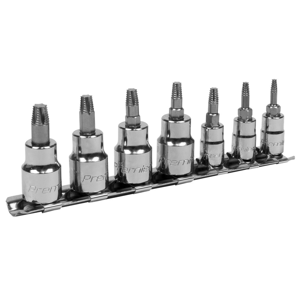 Sealey Premier Lock-On™ TRX-Star* Socket Bit Set 1/4" & 3/8"Sq D