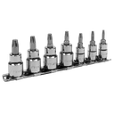 Sealey Premier Lock-On™ TRX-Star* Socket Bit Set 1/4" & 3/8"Sq D