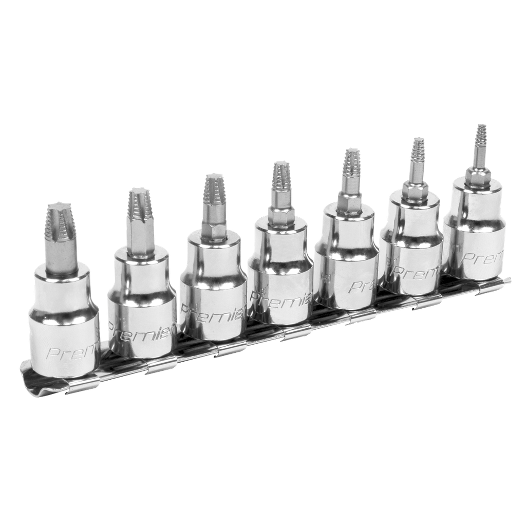 Premier Lock-On™ TRX-Star* Socket Bit Set 3/8"Sq Drive 7pc