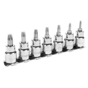 Sealey Premier Lock-On™ TRX-Star* Socket Bit Set 3/8"Sq Drive 7p