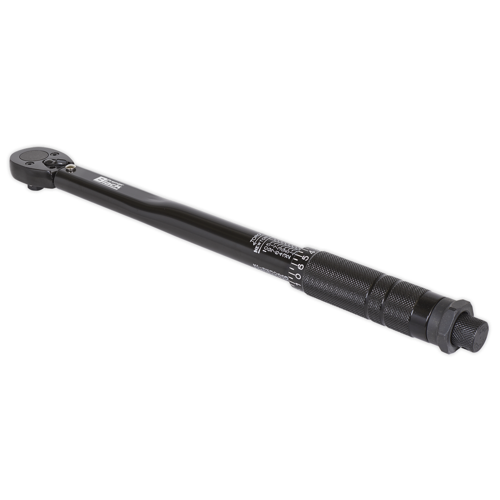 Premier Black Calibrated Micrometer Torque Wrench 3/8"Sq Drive