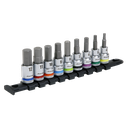 Premier Platinum Hex Socket Bit Set 3/8"Sq Drive 9pc