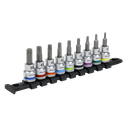 Premier Platinum TRX-Star* Socket Bit Set 3/8"Sq Drive 9pc