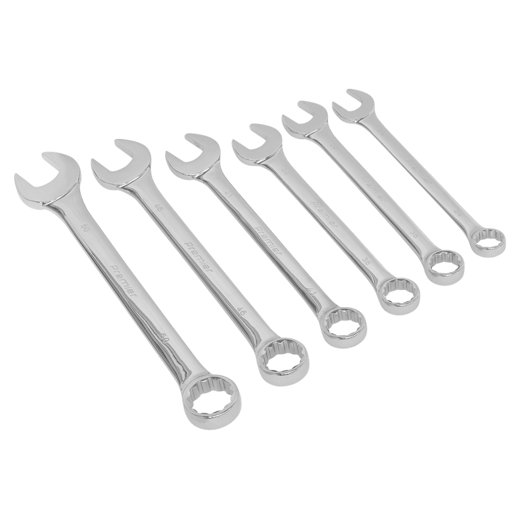 Premier Super Jumbo Combination Spanner Set 6pc