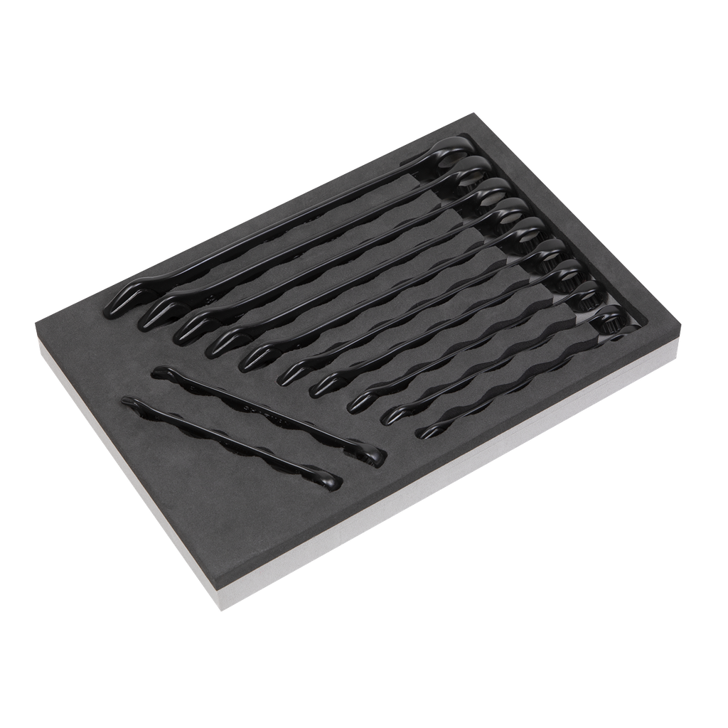 Premier Black Combination Spanner Set 12pc