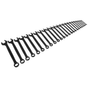 Premier Black Combination Spanner Set 25pc