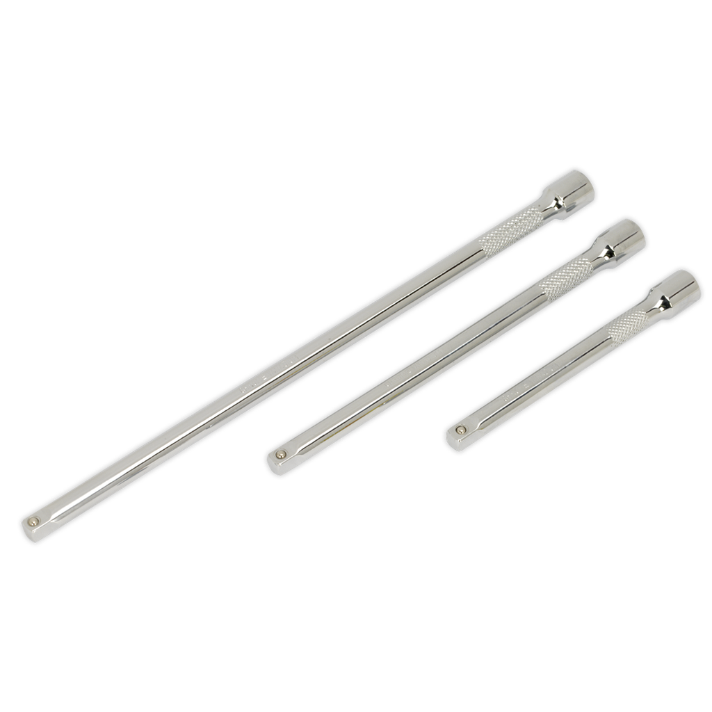 Sealey Premier Extension Bar Set 1/4"Sq Drive 3pc