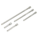 Sealey Premier Extension Bar Set 1/4"Sq Drive 5pc