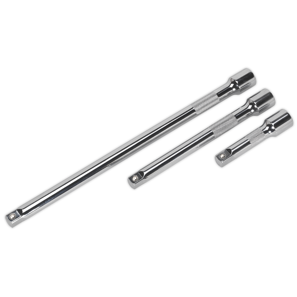 Sealey Premier Extension Bar Set 3/8"Sq Drive 3pc