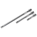 Premier Extension Bar Set 3/8"Sq Drive 3pc