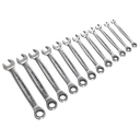 Premier Platinum Combination Ratchet Spanner Set 12pc
