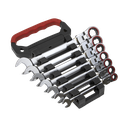 Premier Platinum Flexi-Head Ratchet Combination Spanner Set 7pc