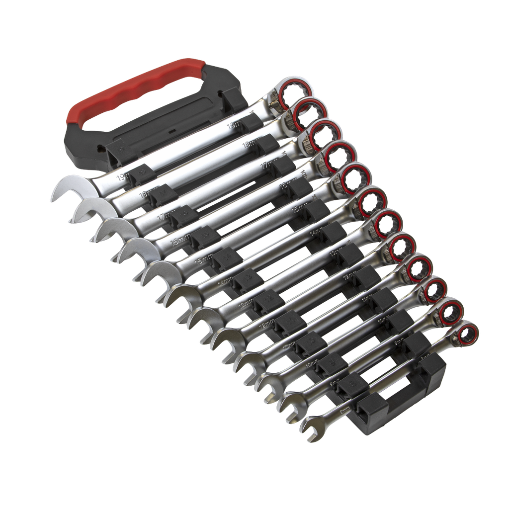 Premier Platinum Reversible Ratchet Combination Spanner Set 12pc