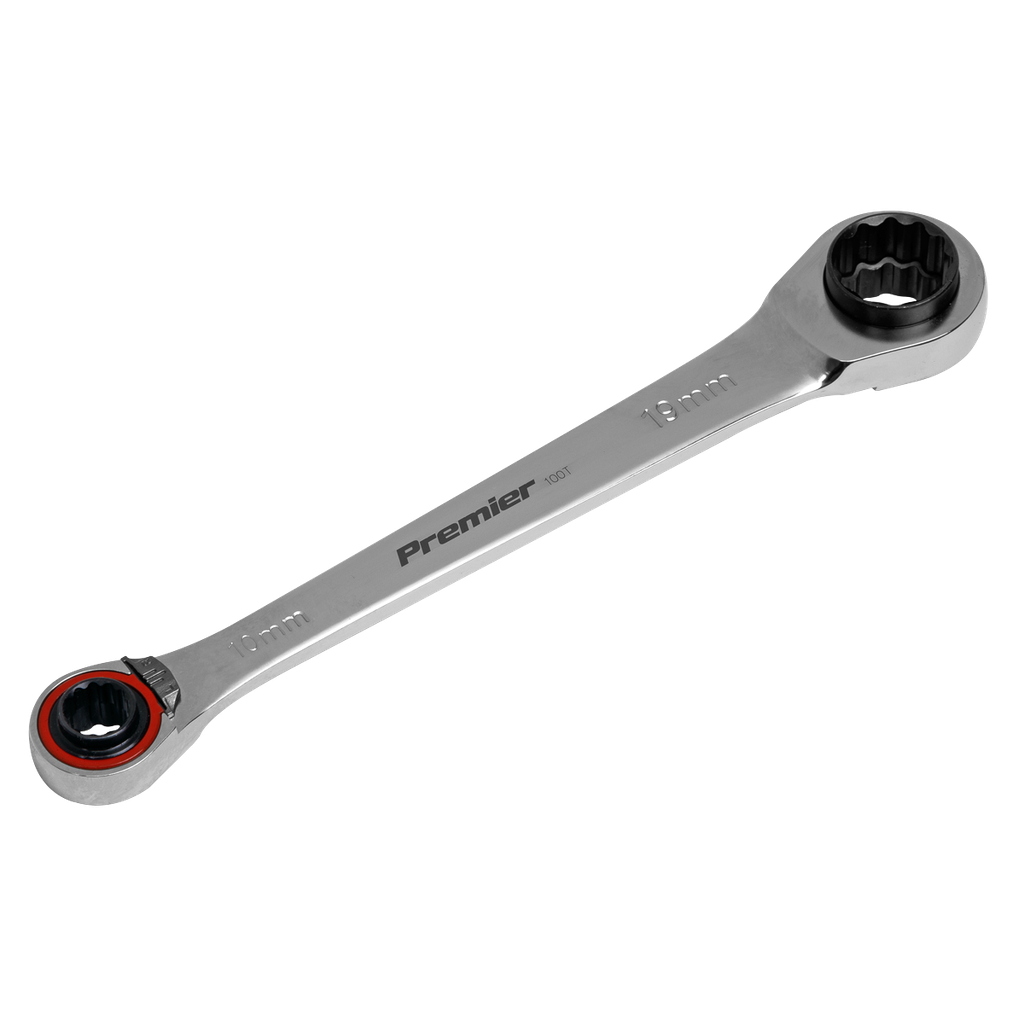 Premier Platinum 4-in-1 Reversible Ratchet Ring Spanner