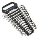 Sealey Premier Platinum Combination Ratchet Spanner Set 12pc